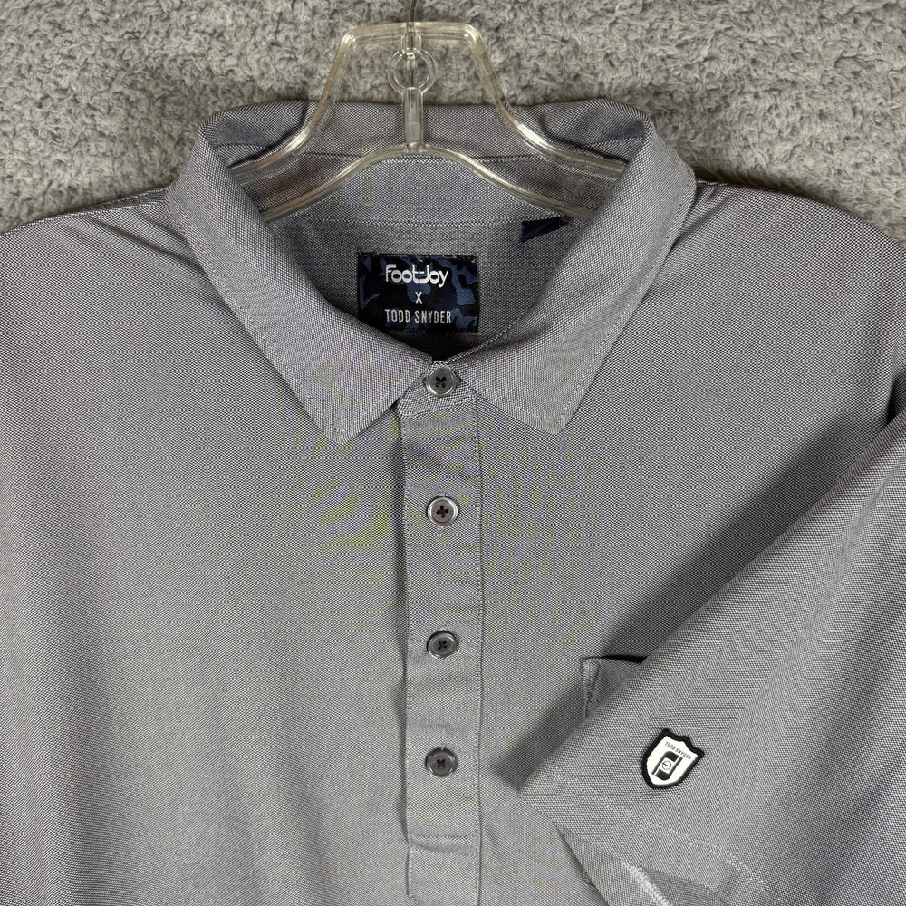FootJoy X Todd Snyder Size XL Golf Polo Gray